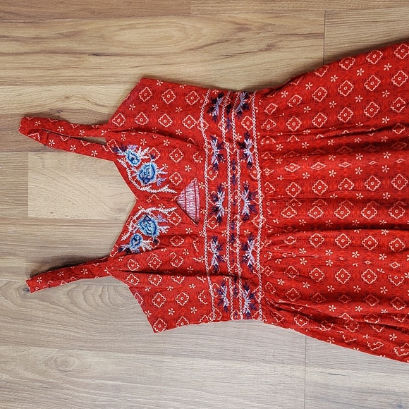 Xhilaration Ladies Maxi Sun Dress,  Ladies X-Small,  Ladies Long Sun Dress - Picture 2 of 6